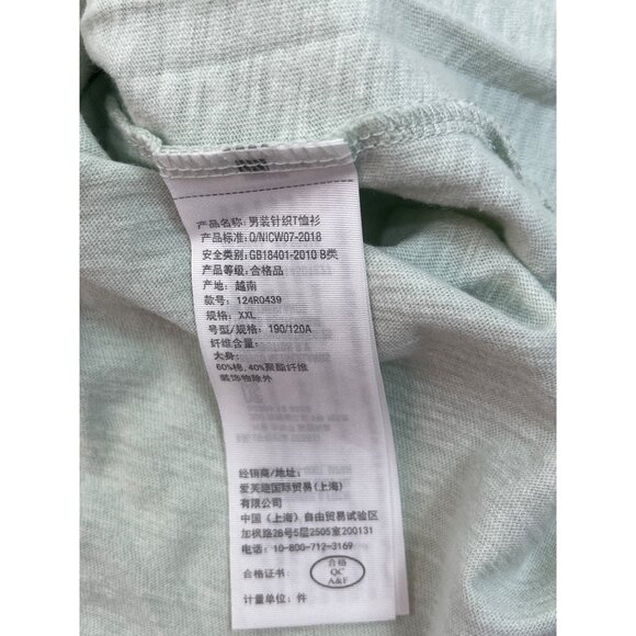 Abercrombie & Fitch Soft A&F Tee XXL Light Green Crewneck 21L - Picture 5 of 7